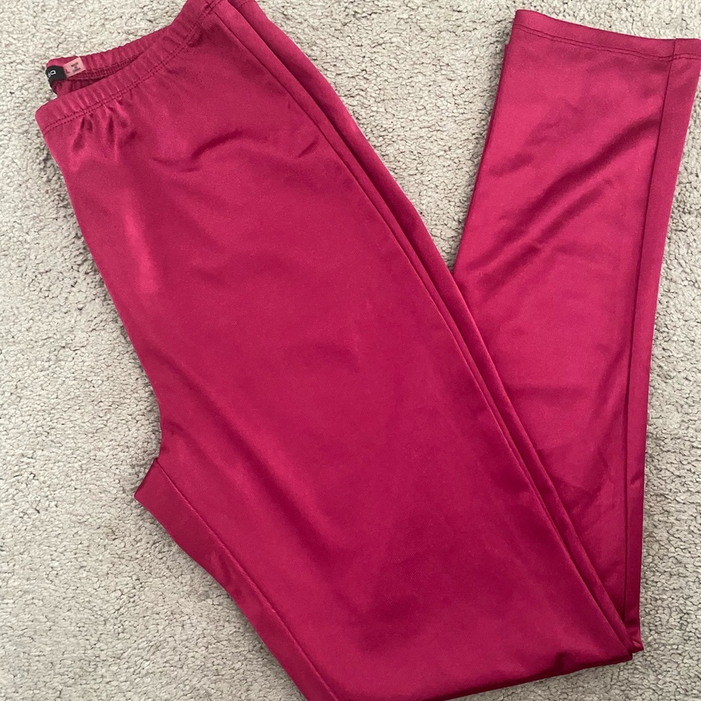 Metallic Pink Leggings